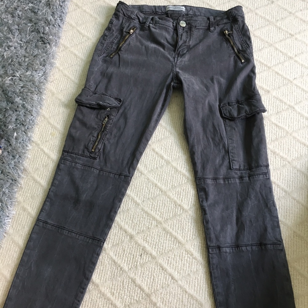 Zara PREMIUM denim, dark grey jeans
